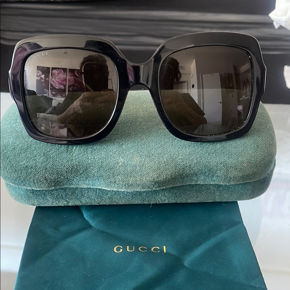Gucci Black Women's Sunglasses